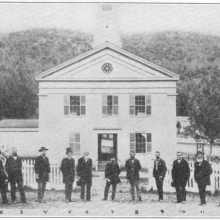 Newly Built Mariposa County Courthouse 1854